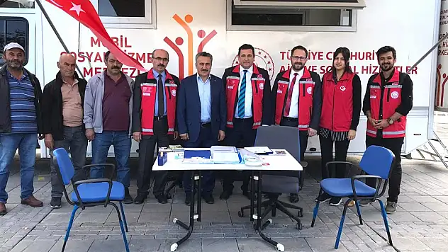 Mobil sosyal hizmet aracı Seydişehir'de