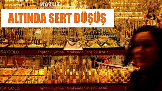 Altın 2,5 yılın en düşük seviyesine geriledi