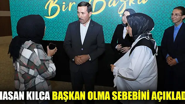 Karatay Belediye Başkanı Hasan Kılca başkan olma sebebini açıkladı