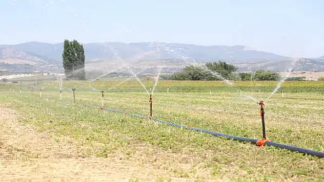 Bakanlık desteğiyle 4 milyon dekar arazi modern sulamaya kavuştu