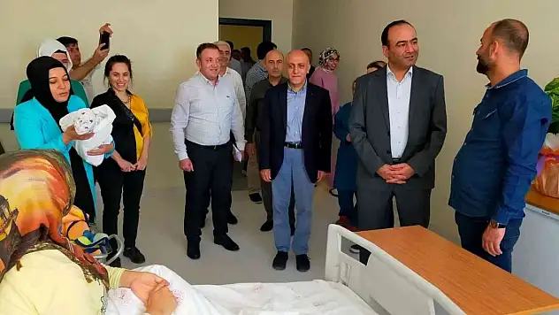 Yeni hastanede ilk doğum heyecanı