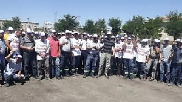 Seydişehir'de iş bırakma eylemi