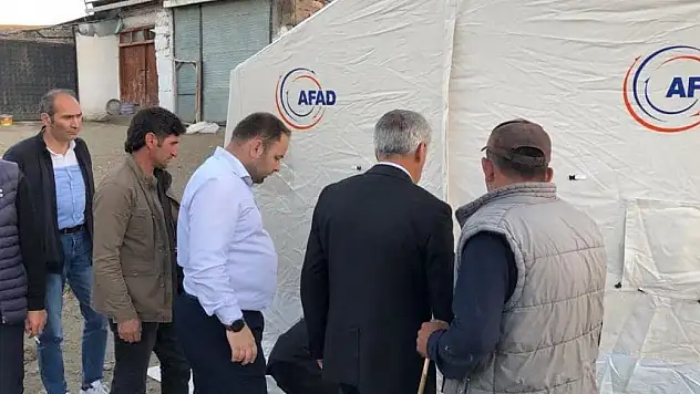 AK Parti Ardahan İl Başkanı Koç, deprem bölgesinde