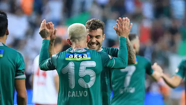 Konyaspor'da Calvo fire vermedi