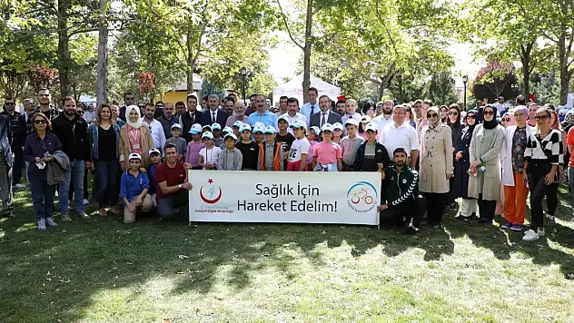 Karatay'da sağlık için yürüdüler