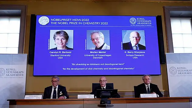 2022 Nobel Kimya Ödülü'nü üç isim kazandı