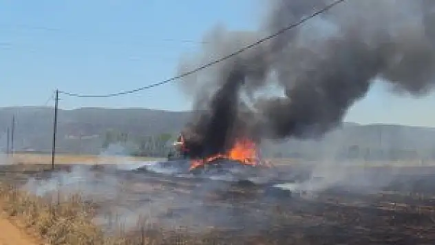 Kamyon alev aldı: 1 yaralı