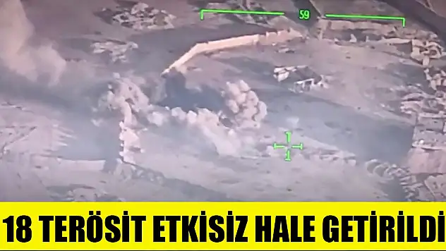 Son Dakika! Fırat Kalkanı bölgesinde 18 terösit etkisiz hale getirildi