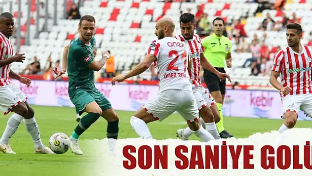 Konyaspor, 1 puanı son saniyede aldı
