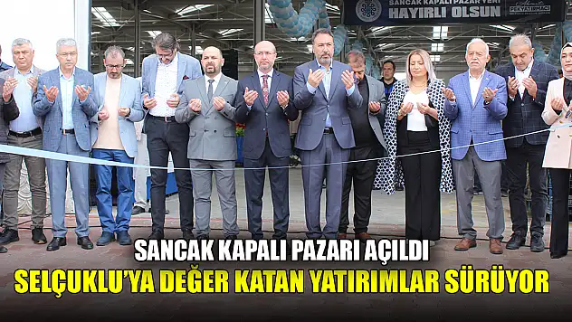 Selçuklu'da Sancak Kapalı Pazarı açıldı