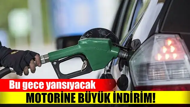 Motorine büyük indirim! Bu gece yansıyacak