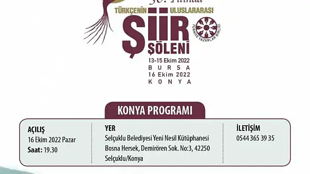 Selçuklu'da şairler geçidi