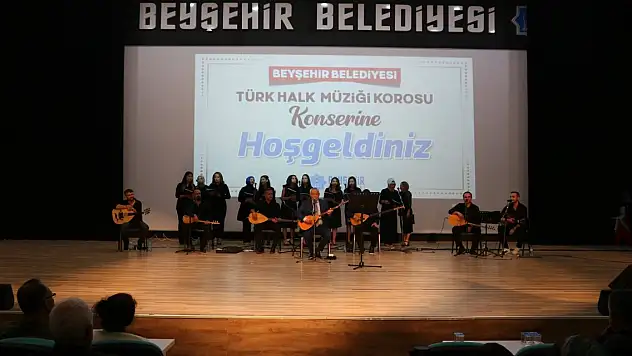Beyşehir'de Türk Halk Müziği Korosu kayıtları başladı