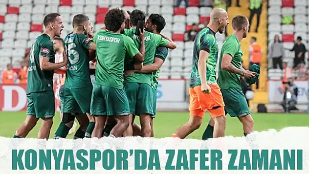 Konyaspor'da zafer zamanı