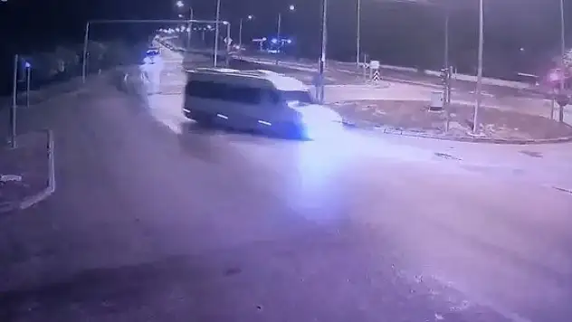 Denizlispor kafilesinin kaza anı kamerada