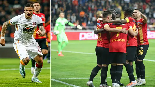 Kayserispor, Galatasaray'ı üzdü