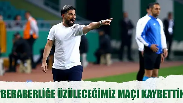 İlhan Palut: Beraberliğe üzüleceğimiz maçı kaybettik