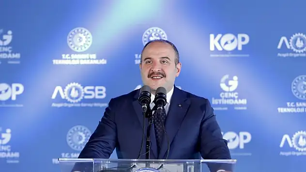 Bakan Varank: Türkiye'de ilk defa üretilecek