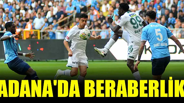 Adana Demirspor 1-1 Konyaspor