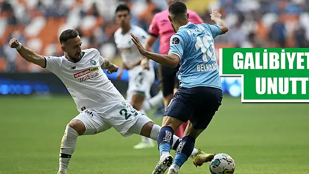 Konyaspor galibiyeti unuttu