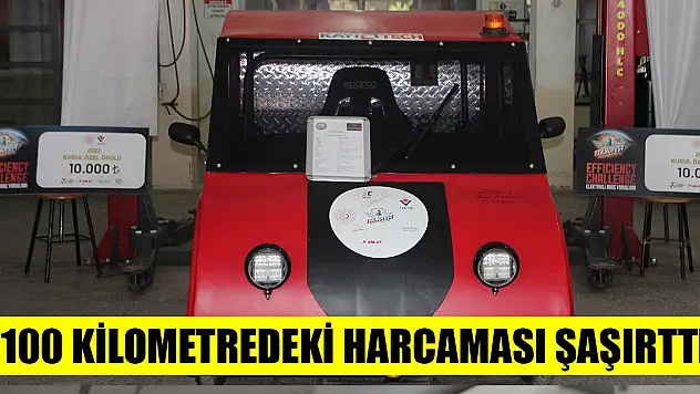 Bu aracın 100 kilometredeki yakıt gideri şaşırtıyor