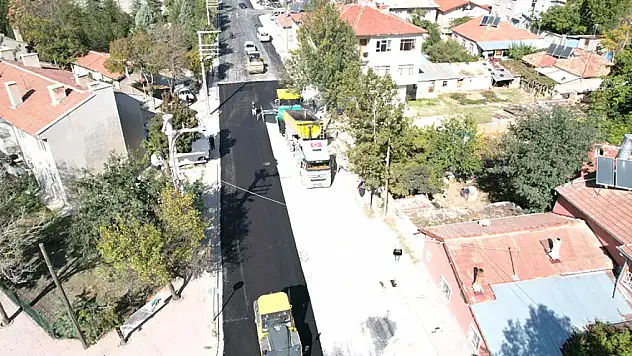 Çumra'da asfalt mesaisi