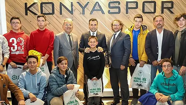 Başkan Fatih Özgökçen O öğrencileri ağırladı!