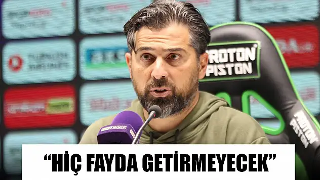 İlhan Palut: Hiç fayda getirmeyecek