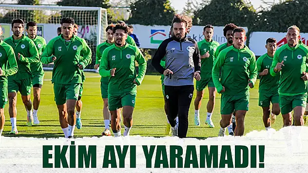 Konyaspor'a ekim ayı yaramadı!