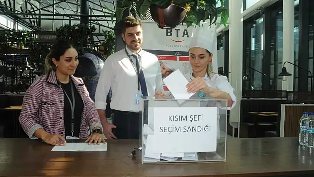 Şefler bu kez lezzette değil sandıkta yarıştı
