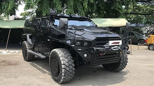 Türk zırhlı aracı Yörük Erdonezya'da