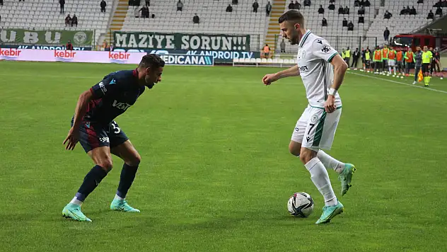 Trabzonspor- Konyaspor maçları gollü geçiyor