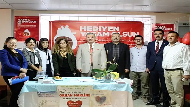 Beyhekim'de organ bağışı kampanyası
