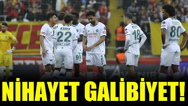 Nihayet galibiyet! Kayserispor 1-2  Konyaspor
