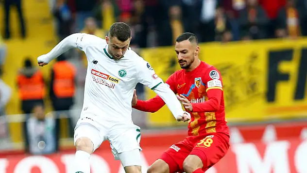 Konyaspor'da o seri 7 maça çıktı