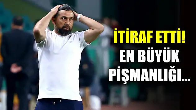 Konyaspor'un hocası İlhan Palut itiraf etti! En büyük pişmanlığı...
