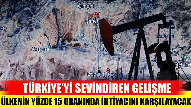 Türkiye'yi sevindiren gelişme! Ülkenin yüzde 15 oranında ihtiyacını karşılayacak
