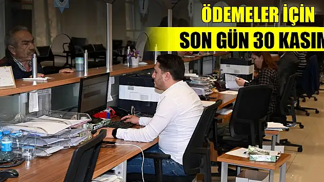 Selçuklu Belediyesi'nden uyarı: Son gün 30 Kasım