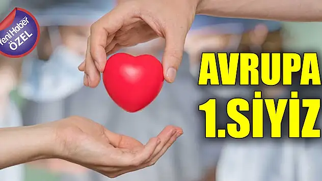 Organ naklinde Avrupa birincisiyiz