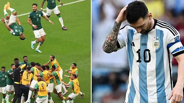 Messi'li Arjantin'e Suudi Arabistan şoku