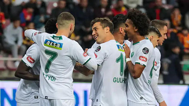 Konyaspor ilk yarıda 8, ikinci yarıda da 8 gol attı