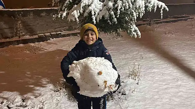 Mevsimin ilk karı yağdı