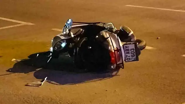 Trafik kazasında motosiklet sürücüsü ağır yaralandı