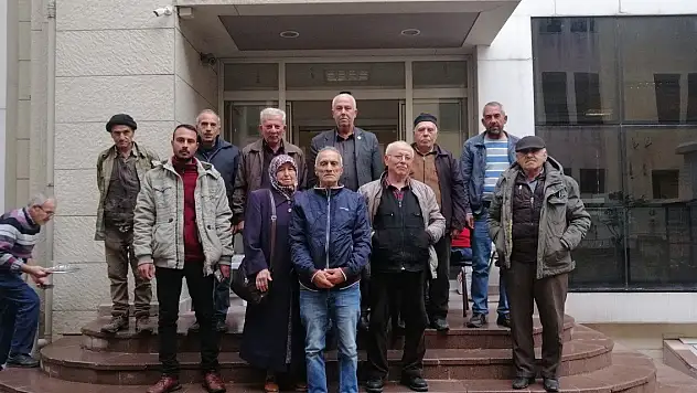 Köylüler hatalı ölçüme tepki gösterdi