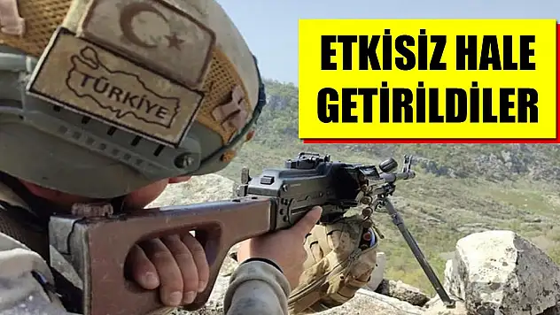 Son Dakika! 5 PKK/YPG'li terörist daha etkisiz hale getirildi
