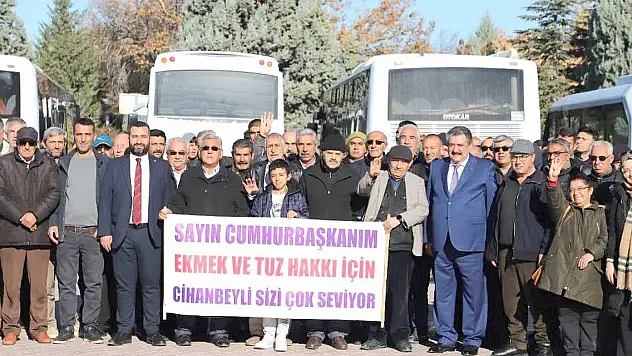 Cumhurbaşkanı Erdoğan'ın müjdesi Cihanbeyli'de sevinçle karşılandı