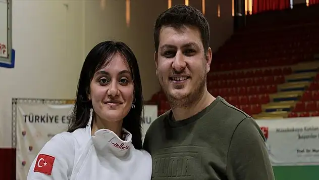 Konyalı milli eskrimci çift, yeni başarılar için birbirlerine güç veriyor