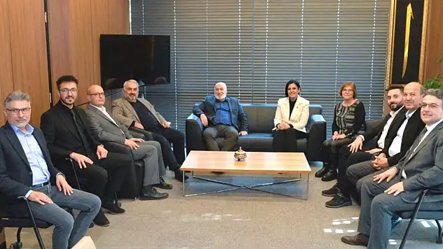 Etyemez'den sendika ziyaretleri