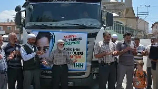 Konya İHH, Suriye'ye Yardımlarını Sürdürüyor
