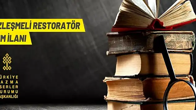 Türkiye Yazma Eserler Kurumu Sözleşmeli Restoratör alacak